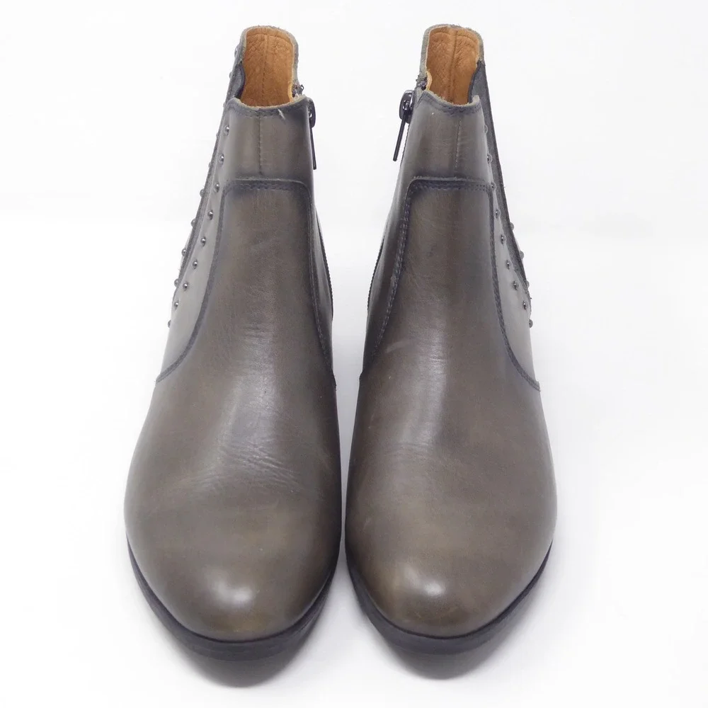 Pikolinos Daroca Women Ankle Boots Olive Green Studded Leather 39 EU / 8.5 US